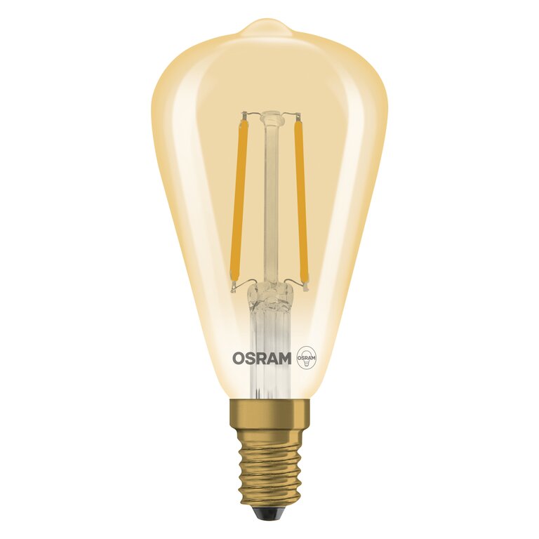 Osram / Ledvance LED Filament Vintage 1906 Edison ST klar 320° 2,8-25W/822 extra warmweiß 250lm E14 220-240V dimmbar