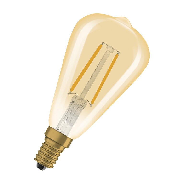 Osram / Ledvance LED Filament Vintage 1906 Edison ST klar 320° 2,8-25W/822 extra warmweiß 250lm E14 220-240V dimmbar