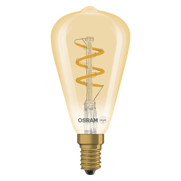 Osram / Ledvance LED Filament Spiral Vintage 1906 Edison ST klar 320° 2,8-25W/822 extra warmweiß 250lm E14 220-240V dimmbar