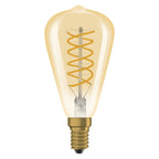 Osram / Ledvance LED Filament Spiral Vintage 1906 Edison ST klar 320° 4,8-32W/822 extra warmweiß 360lm E14 220-240V dimmbar
