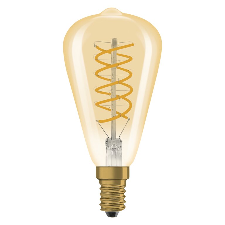 Osram / Ledvance LED Filament Spiral Vintage 1906 Edison ST klar 320° 4,8-32W/822 extra warmweiß 360lm E14 220-240V dimmbar