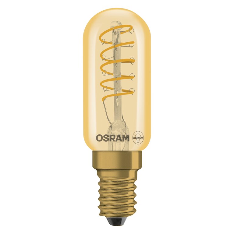 Osram / Ledvance LED Filament Spiral Vintage 1906 Special T26 klar 320° 2,8-25W/822 extra warmweiß 250lm E14 220-240V dimmbar