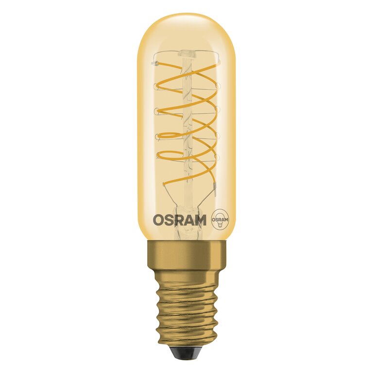 Osram / Ledvance LED Filament Spiral Vintage 1906 Special T26 klar 320° 4,8-36W/822 extra warmweiß 420lm E14 220-240V dimmbar