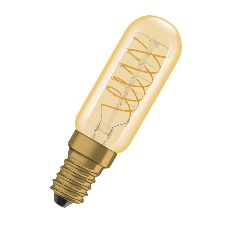 Osram / Ledvance LED Filament Spiral Vintage 1906 Special T26 klar 320° 4,8-36W/822 extra warmweiß 420lm E14 220-240V dimmbar