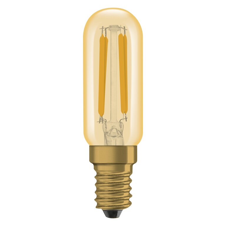 Osram / Ledvance LED Filament Vintage 1906 Special T26 klar 320° 4,8-40W/822 extra warmweiß 470lm E14 220-240V dimmbar