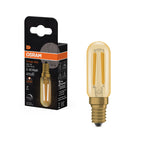 Osram / Ledvance LED Filament Vintage 1906 Special T26 klar 320° 4,8-40W/822 extra warmweiß 470lm E14 220-240V dimmbar