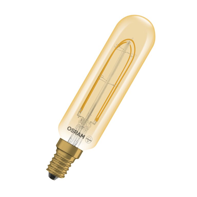 Osram / Ledvance LED Filament Vintage 1906 Special T28 klar 320° 4,8-36W/822 extra warmweiß 420lm E14 220-240V dimmbar