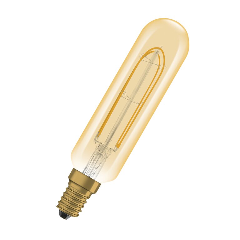 Osram / Ledvance LED Filament Vintage 1906 Special T28 klar 320° 4,8-36W/822 extra warmweiß 420lm E14 220-240V dimmbar