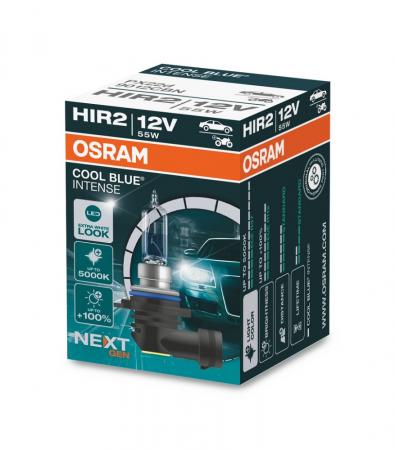 Osram HAL Cool Blue Intense Next Gen HIR2 PKW +100% 55W 1875lm bis 5000k PX22d 12V