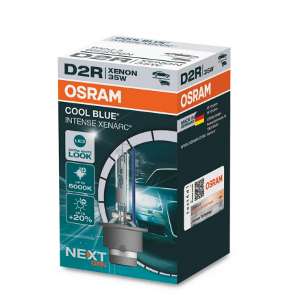 Osram HID Xenarc Cool Blue Intense Next Gen D2R PKW +20% 35W 2800lm bis 6200k P32d-3 42V