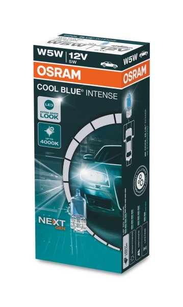 Osram AUX Cool Blue Intense Next Gen W5W PKW 5W 50lm 3700k W2.1x9.5d 12V