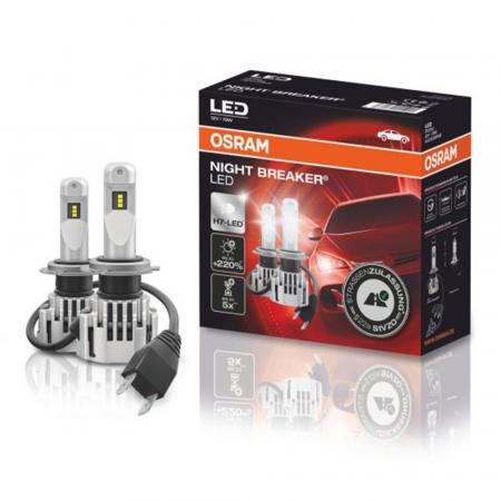 Osram LED Night Breaker H7 PKW 16W 1500lm 6000k PX26d 12V 2er Pack