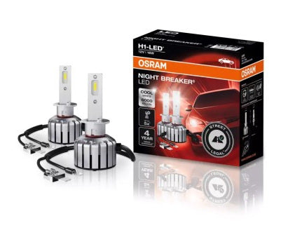 Osram LED Night Breaker H1 PKW 16W 1550lm 6000k P14.5s 12V 2er Pack