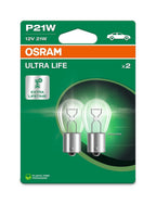 Osram AUX Ultra Life P21W PKW 21W 460lm BA15s 12V 2er Blister