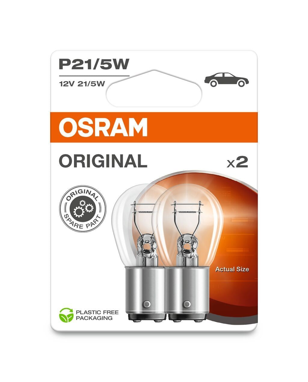 Osram AUX Original P21/5 PKW 21/5W 440/35lm BAY15d 12V 2er Blister