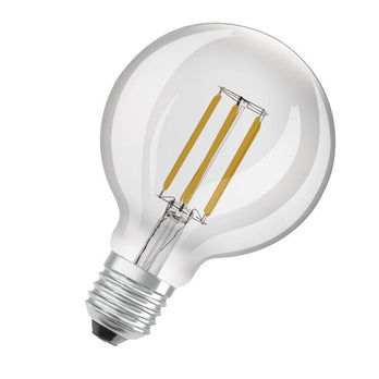 Osram / Ledvance LED Filament Superior Globe G95 klar 320° UltraEfficient 4-60W/830 warmweiß 840lm E27 220-240V