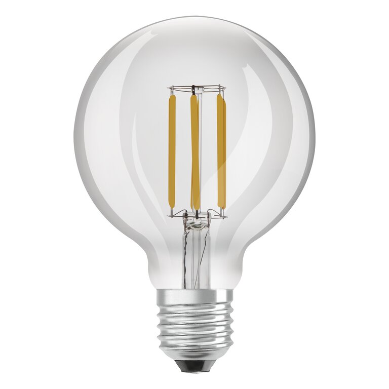 Osram / Ledvance LED Filament Superior Globe G95 klar 320° UltraEfficient 4-60W/830 warmweiß 840lm E27 220-240V