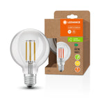 Osram / Ledvance LED Filament Superior Globe G95 klar 320° UltraEfficient 4-60W/830 warmweiß 840lm E27 220-240V
