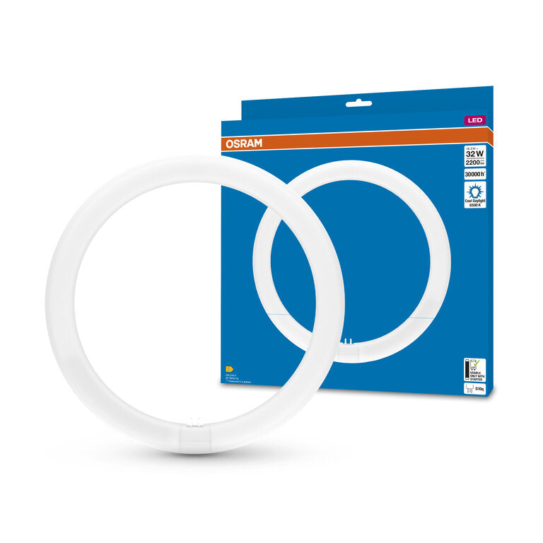 Osram / Ledvance LED Tube Ring T9 110° 18,3-32W/865 tageslichtweiß 2200lm G10q KVG AC 300mm