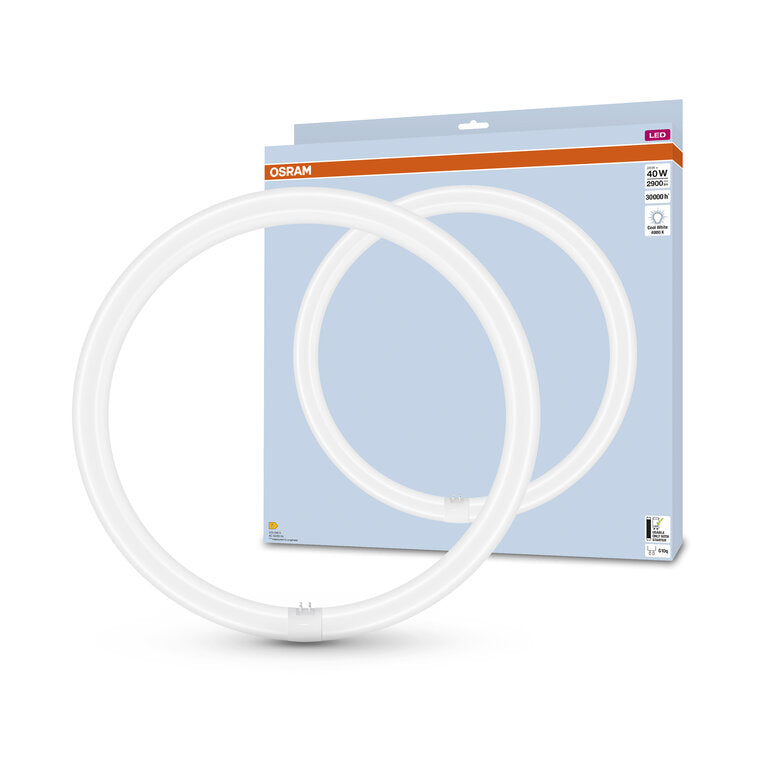 Osram / Ledvance LED Tube Ring T9 110° 24-40W/840 kaltweiß 2900lm G10q KVG AC 400mm