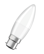Osram / Ledvance LED Base Kerze B matt 220° 4,9-40W/827 warmweiß 470lm B22d 220-240V 3er Pack