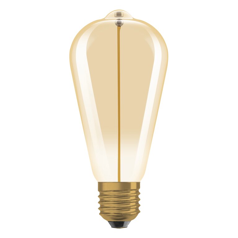 Osram / Ledvance LED Filament Vintage 1906 Edison gold 320° 2,2-12W/827 warmweiß 120lm E27 220-240V