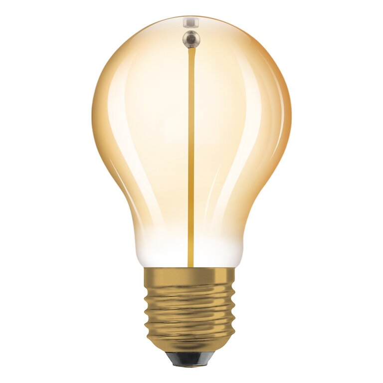 Osram / Ledvance LED Filament Vintage 1906 Classic A gold 320° 1,8-8W/827 warmweiß 80lm E27 220-240V