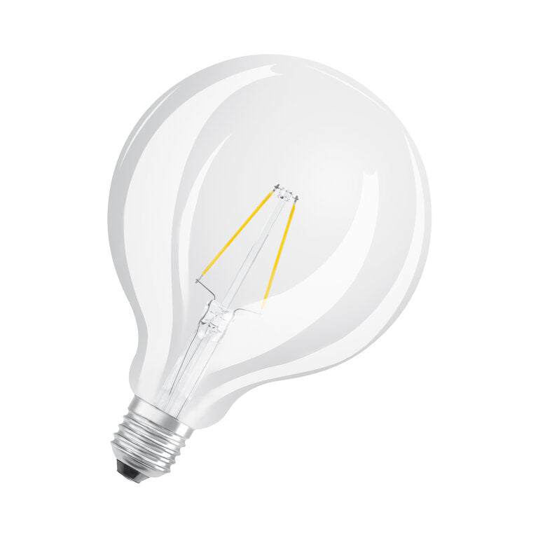 Osram / Ledvance LED Filament Globe G125 klar 300° Performance 2,5-25W/827 warmweiß 250lm E27 220-240V