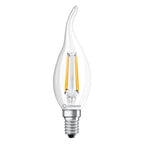 Osram / Ledvance LED Filament Kerze BA klar Windstoß 300° Superior 3,4-40W/927 warmweiß 470lm E14 220-240V dimmbar