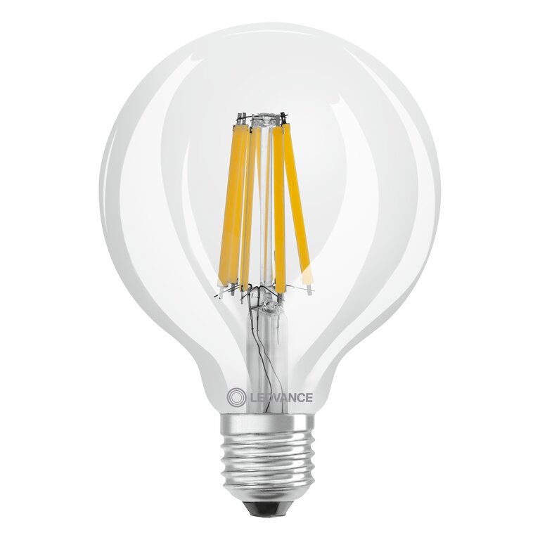 Osram / Ledvance LED Filament Globe G95 klar 300° Superior 11-100W/940 kaltweiß 1521lm E27 220-240V dimmbar