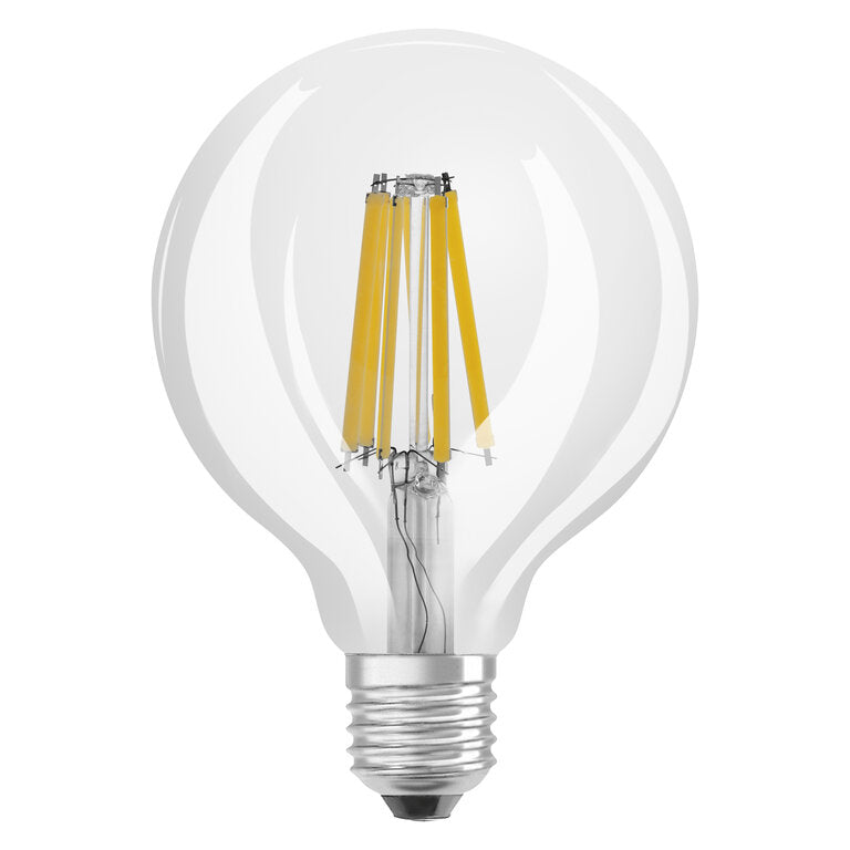 Osram / Ledvance LED Filament Globe G95 klar 300° Superior 11-100W/940 kaltweiß 1521lm E27 220-240V dimmbar