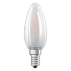 Osram / Ledvance LED Filament Kerze B matt 300° Superior 3,4-40W/940 kaltweiß 470lm E14 220-240V dimmbar