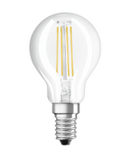 Osram / Ledvance LED Filament Tropfen P klar 300° Performance 5,5-60W/827 warmweiß 806lm E14 220-240V