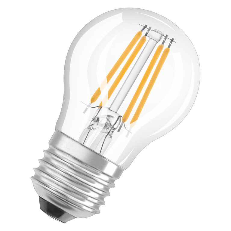 Osram / Ledvance LED Filament Tropfen P klar 300° Superior 3,4-40W/927 warmweiß 470lm E27 220-240V dimmbar