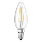 Osram / Ledvance LED Filament Kerze B klar 300° Superior 4,2-40W/927 warmweiß 470lm E14 220-240V dimmbar
