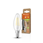 Osram / Ledvance LED Filament Kerze B klar 300° Superior 2,9-40W/827 warmweiß 470lm E14 220-240V dimmbar