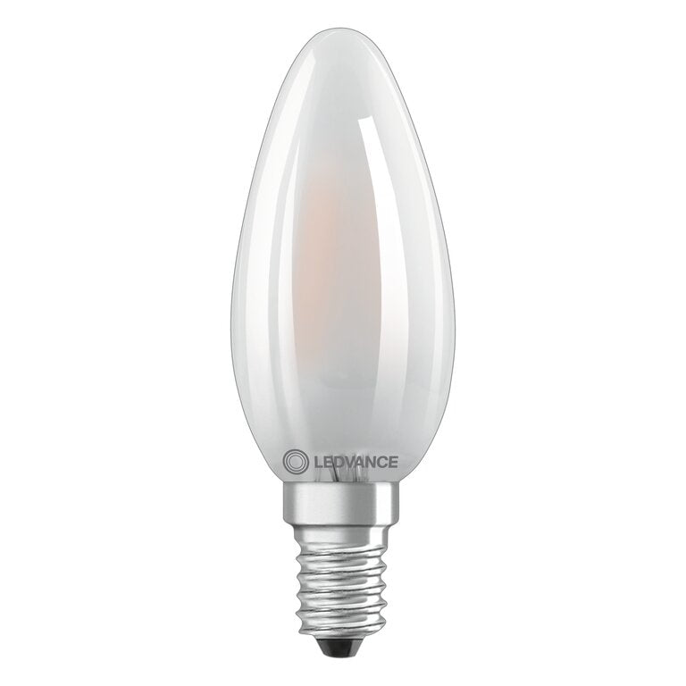 Osram / Ledvance LED Filament Kerze B matt 300° Superior 2,5-40W/827 warmweiß 470lm E14 220-240V