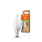 Osram / Ledvance LED Filament Kerze B matt 300° Superior 2,5-40W/827 warmweiß 470lm E14 220-240V