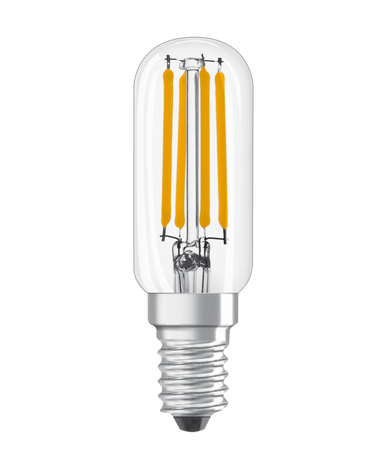 Osram / Ledvance LED Filament Special T26 klar 300° Performance 4,2-40W/827 warmweiß 470lm E14 220-240V
