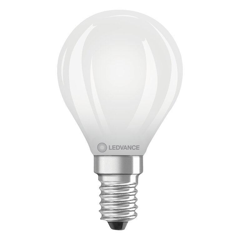 Osram / Ledvance LED Filament Tropfen P klar 320° Performance 4,8-40W/827 warmweiß 470lm E14 220-240V dimmbar