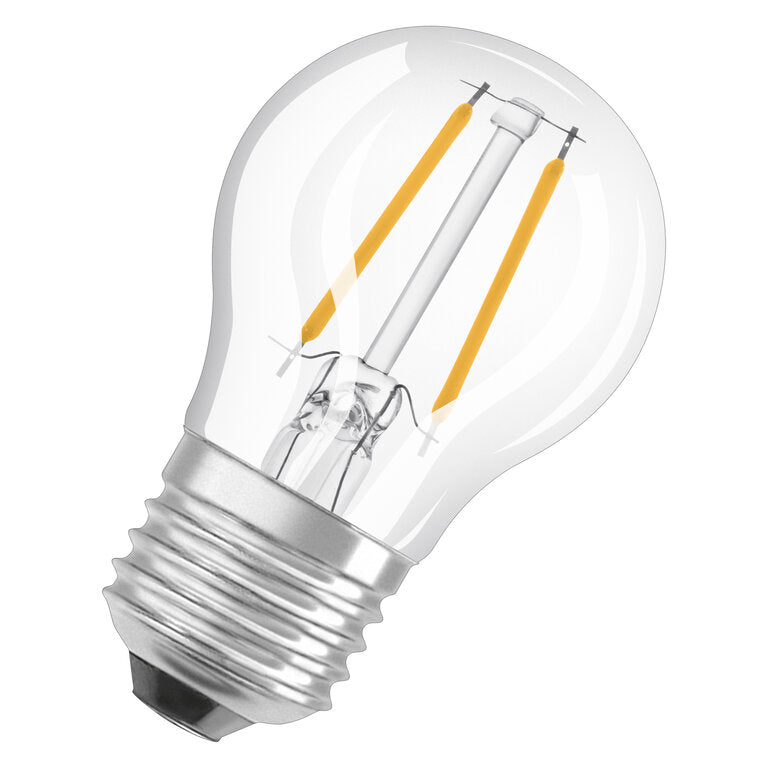Osram / Ledvance LED Filament Tropfen P klar 300° Performance 1,5-15W/827 warmweiß 136lm E27 220-240V