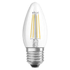 Osram / Ledvance LED Filament Kerze B klar 300° Performance 4-40W/827 warmweiß 470lm E27 220-240V