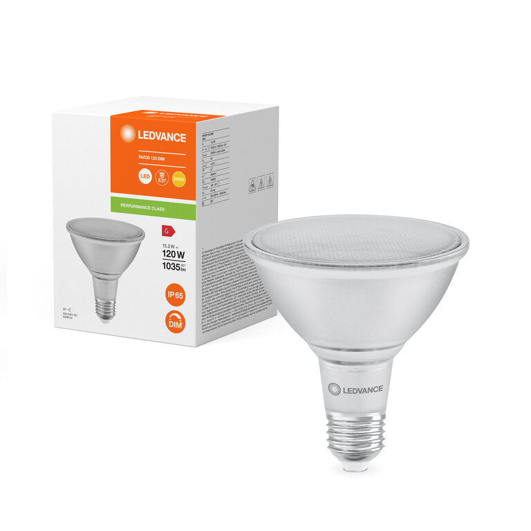 Osram / Ledvance LED Reflektor PAR38 30° Performance 15,2-120W/927 warmweiß 1035lm E27 220-240V dimmbar