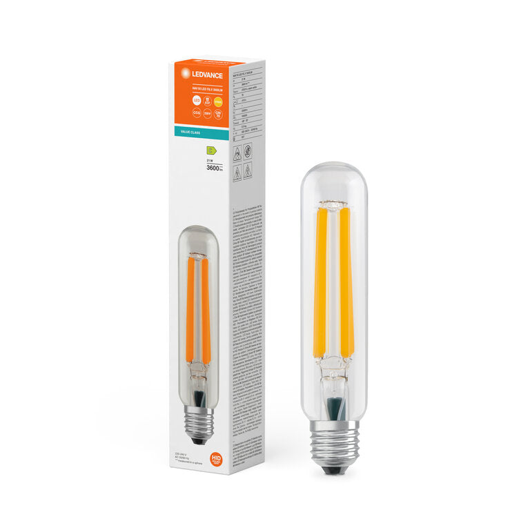 Osram / Ledvance LED Filament NAV 50 360° Value 21-50W/727 warmweiß 3600lm E27 KVG AC 220-240V