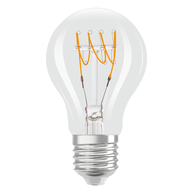 Osram / Ledvance LED Filament Vintage 1906 Classic A klar 320° 4,8-40W/827 warmweiß 470lm E27 220-240V dimmbar