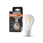 Osram / Ledvance LED Filament Vintage 1906 Classic A klar 320° 4,8-40W/827 warmweiß 470lm E27 220-240V dimmbar