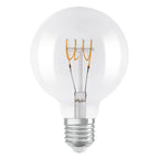 Osram / Ledvance LED Filament Vintage 1906 Globe G95 klar 320° 4,8-40W/827 warmweiß 470lm E27 220-240V dimmbar