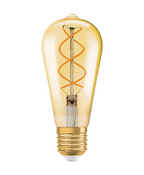 Osram / Ledvance LED Filament Vintage 1906 Edison klar 300° 4-28W/820 extra warmweiß 300lm E27 220-240V dimmbar