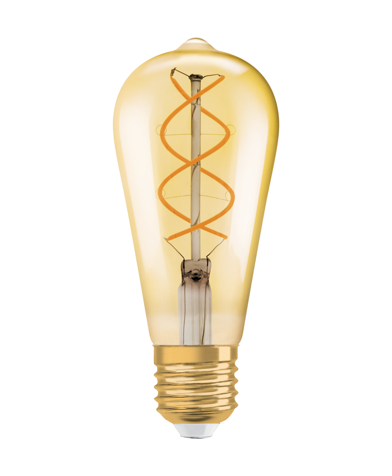 Osram / Ledvance LED Filament Vintage 1906 Edison klar 300° 4-28W/820 extra warmweiß 300lm E27 220-240V dimmbar