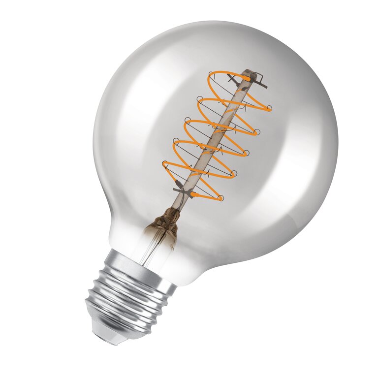 Osram / Ledvance LED Filament Vintage 1906 Globe G80 rauchig 320° 7,8-30W/818 extra warmweiß 360lm E27 220-240V dimmbar